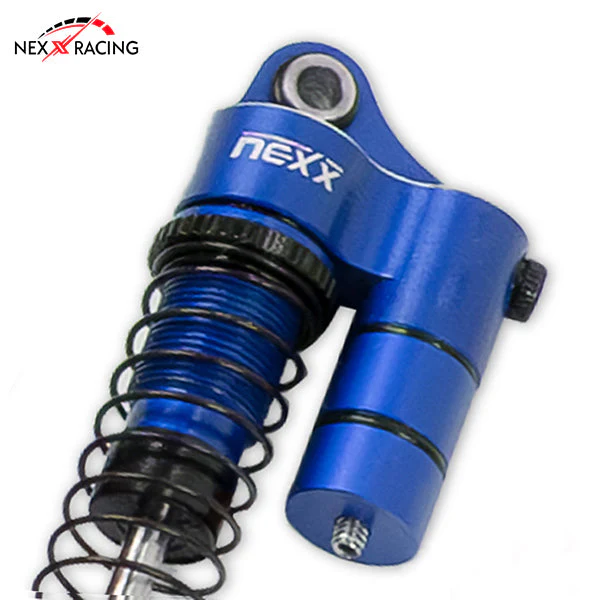 Nexx Racing 59mm Long Reservoir shocks (6pcs) for Hobby Plus 1/18 ARKTOS 6X6 - BLUE - Image 2