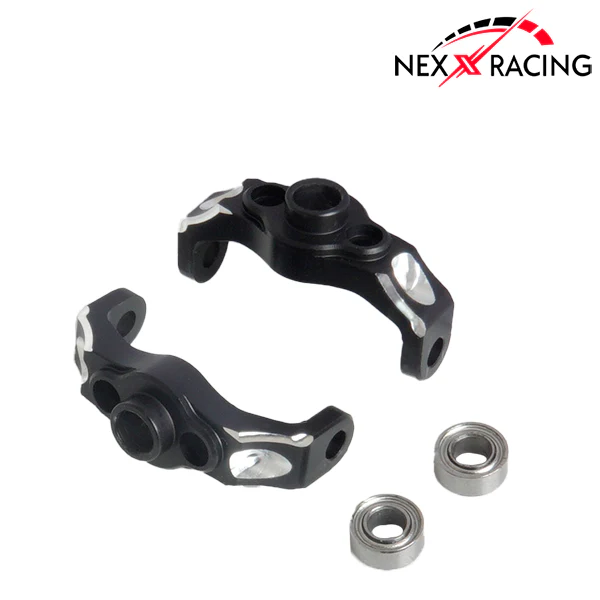 Nexx Racing CNC Alu C Hub Carriers for TRX-4M ( Included Bearing )-Black
