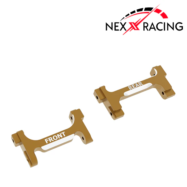 Nexx Racing CNC Alu Front And Rear Bumper Mounts Set For TRX-4M - Image 6