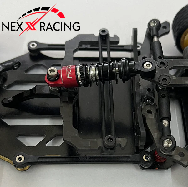 Nexx Racing Dual Spring Center Oil Shock Set - GREEN - Image 4