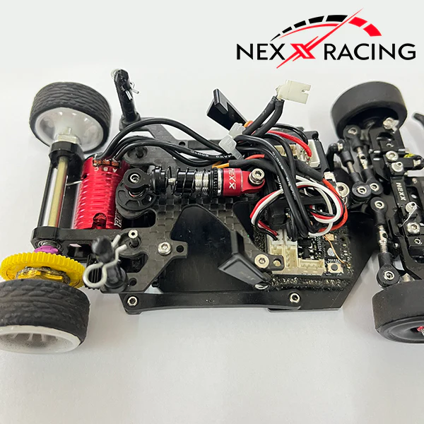 Nexx Racing Dual Spring Center Oil Shock Set - RED - Image 3
