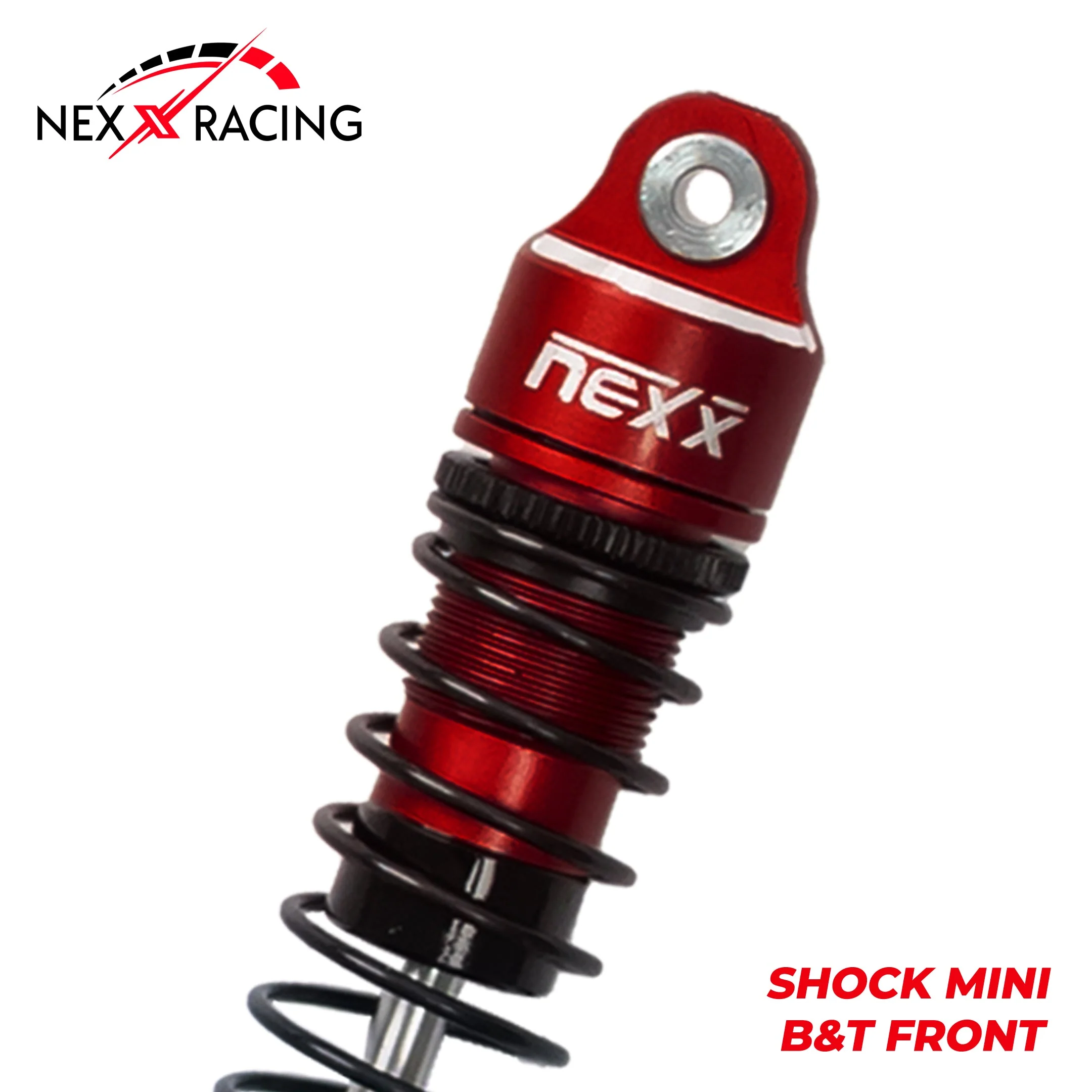 Nexx Racing Front Oil shock (2pcs) for Mini-T& Mini-B - RED - Image 3
