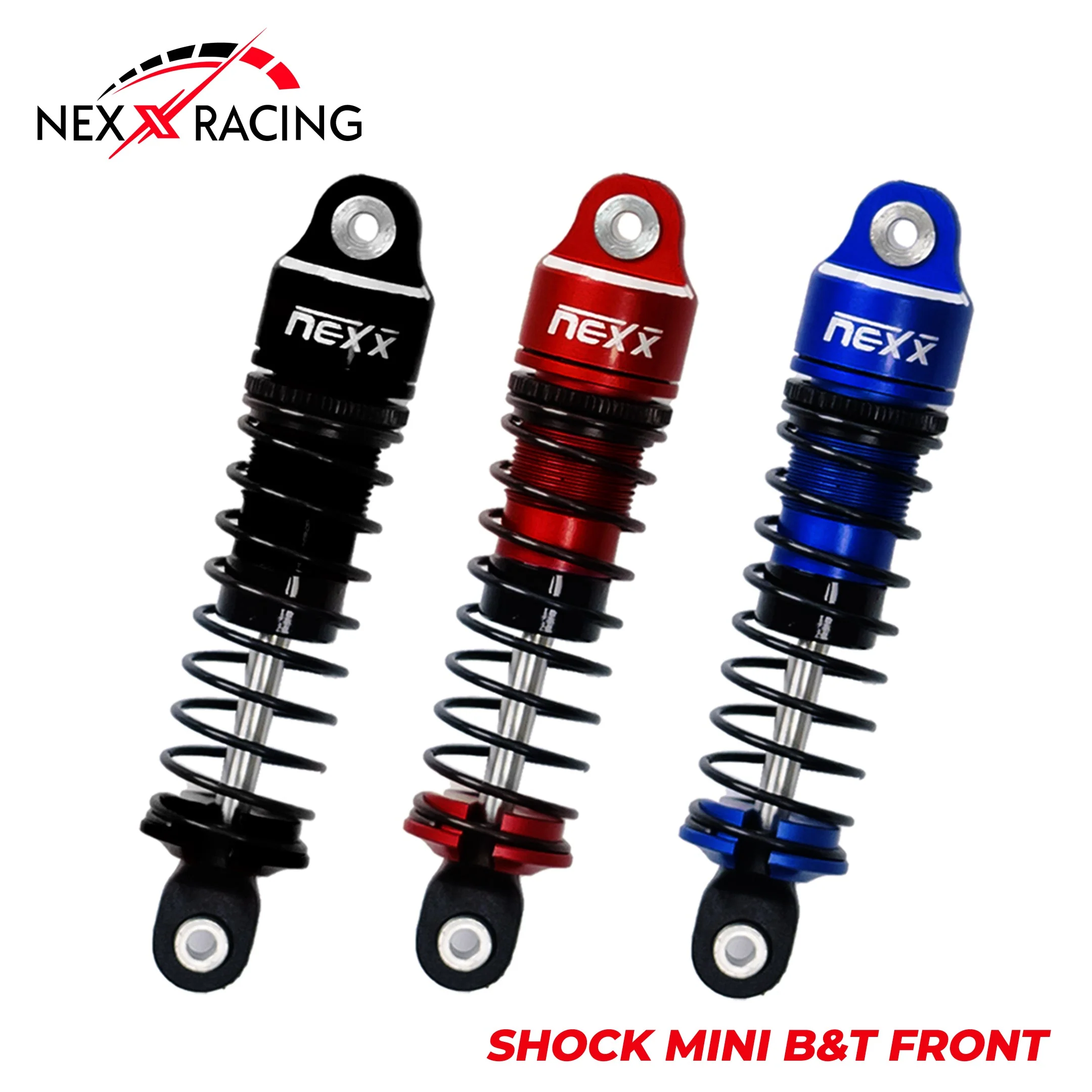 Nexx Racing Front Oil shock (2pcs) for Mini-T& Mini-B - BLACK - Image 4