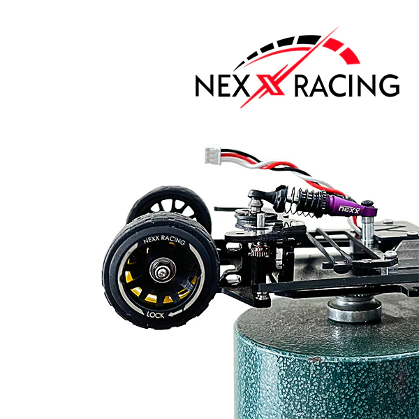 Nexx Racing “JUD” threaded carbon-fiber reinforced EVO Flanged Rear Wheels (2) pcs for Mini-Z - R14 OFFSET 0 - Image 2