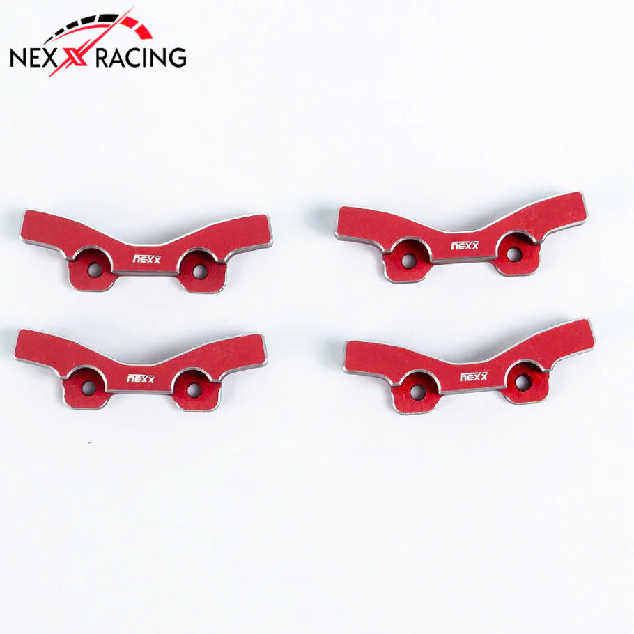 Nexx Racing MST RMX 2.5 Aluminum Front Shock Tower Type 2 (1pcs) - RED - Image 2