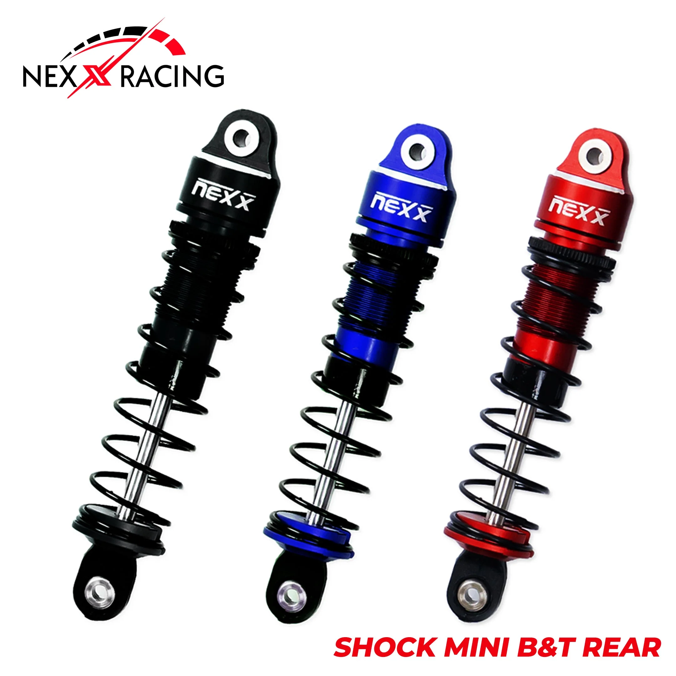 Nexx Racing Rear Oil shock (2pcs) for Mini-T& Mini-B - BLACK - Image 4