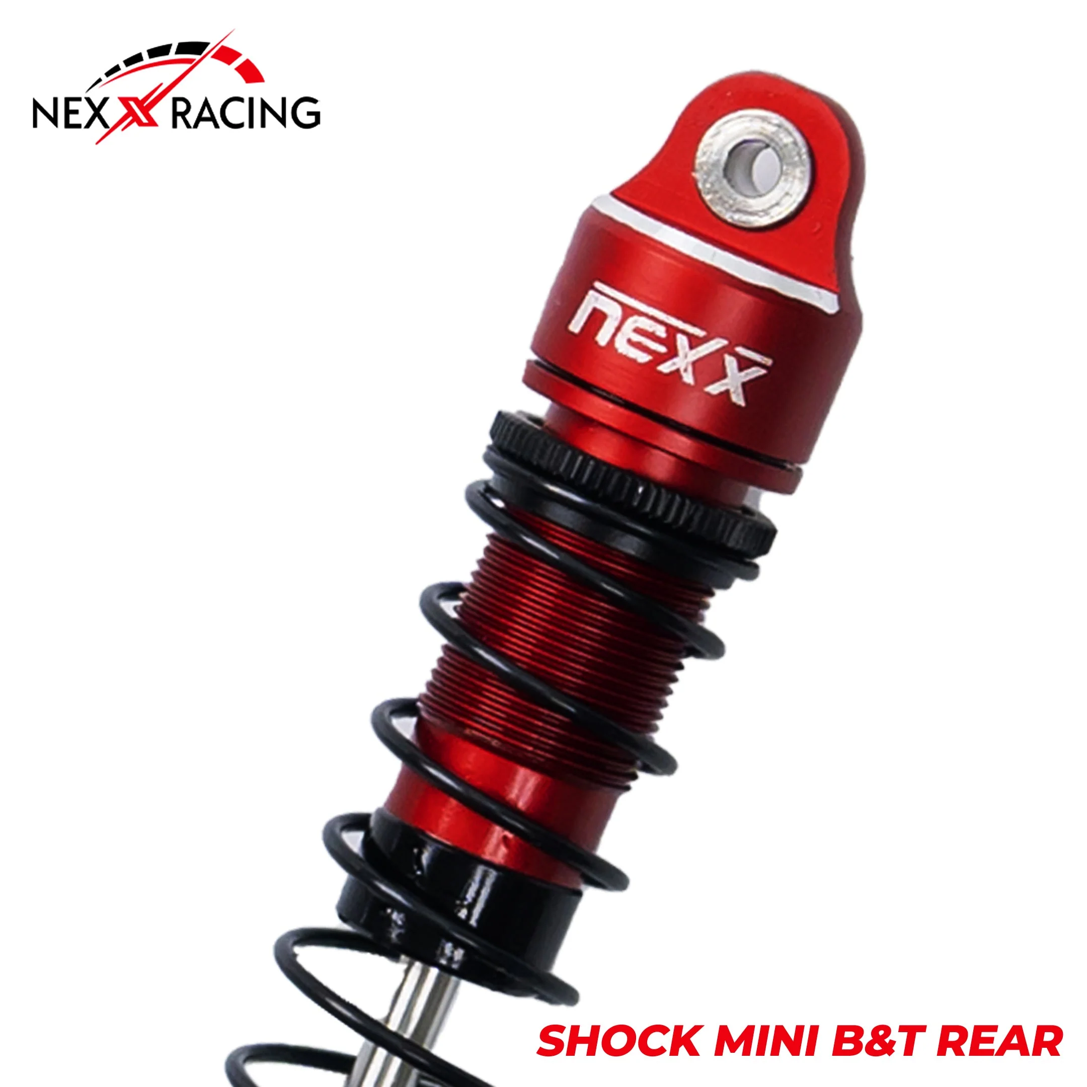 Nexx Racing Rear Oil shock (2pcs) for Mini-T& Mini-B - RED - Image 3