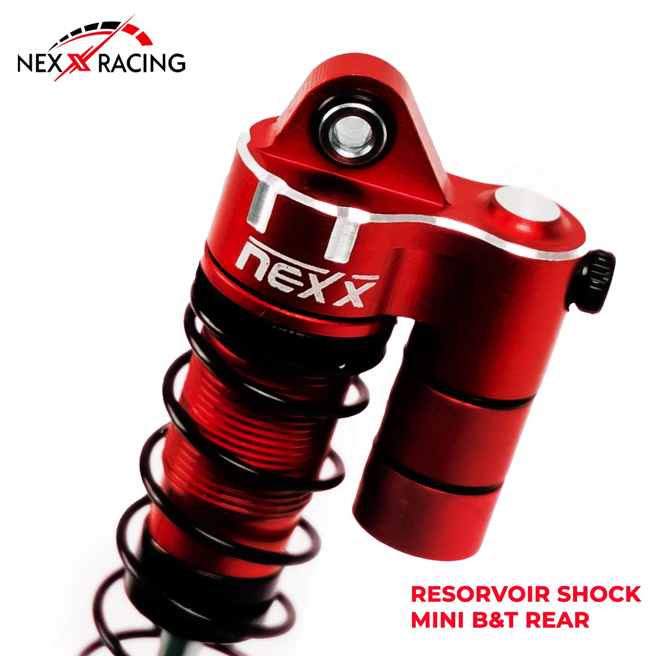 Nexx Racing Rear Reservoir shock (2pcs) for Mini-T& Mini-B - RED - Image 2