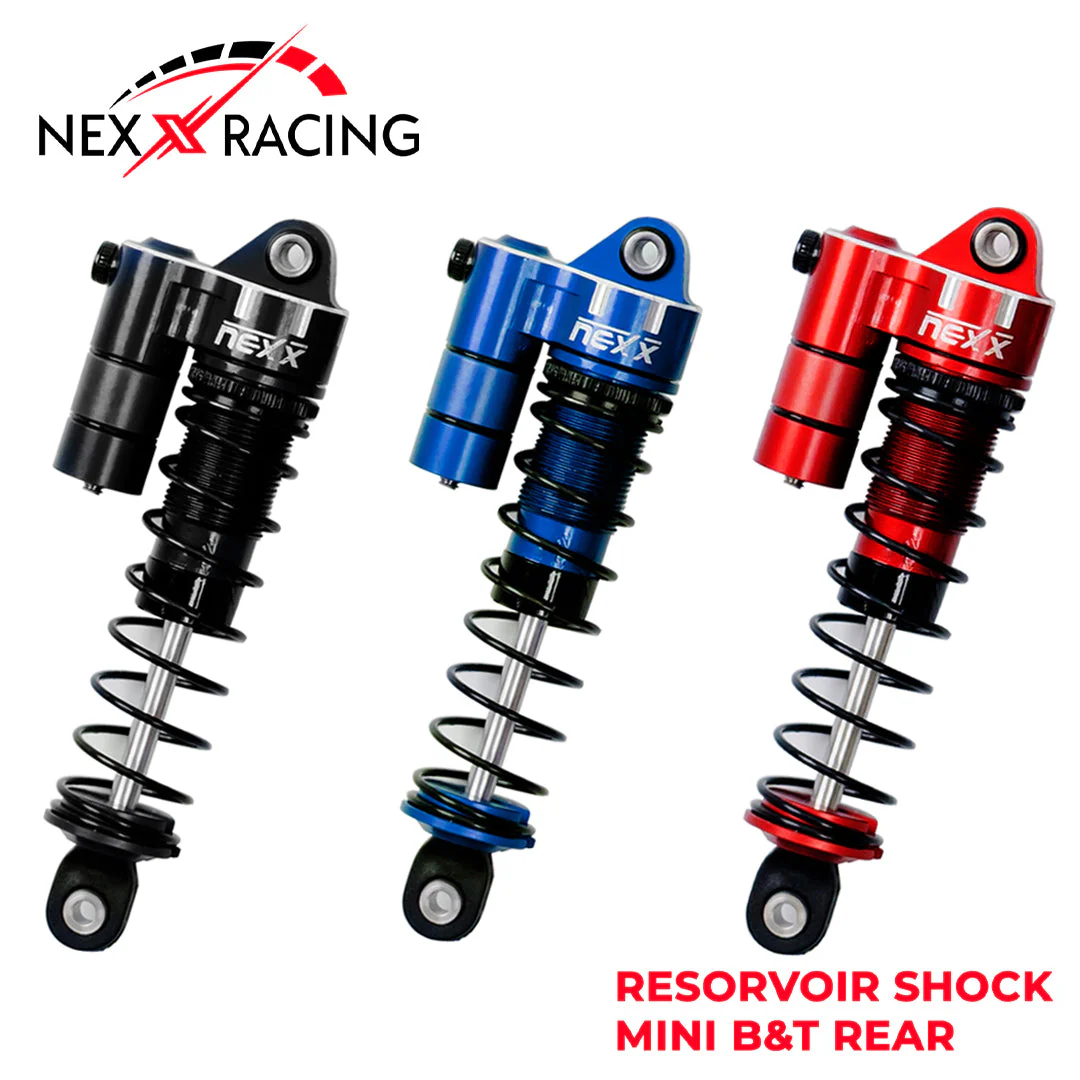 Nexx Racing Rear Reservoir shock (2pcs) for Mini-T& Mini-B - RED - Image 3