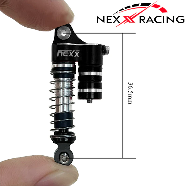 Nexx Racing Reservoir Shock (4 pcs) for 1/24 AX24 - BLACK - Image 3