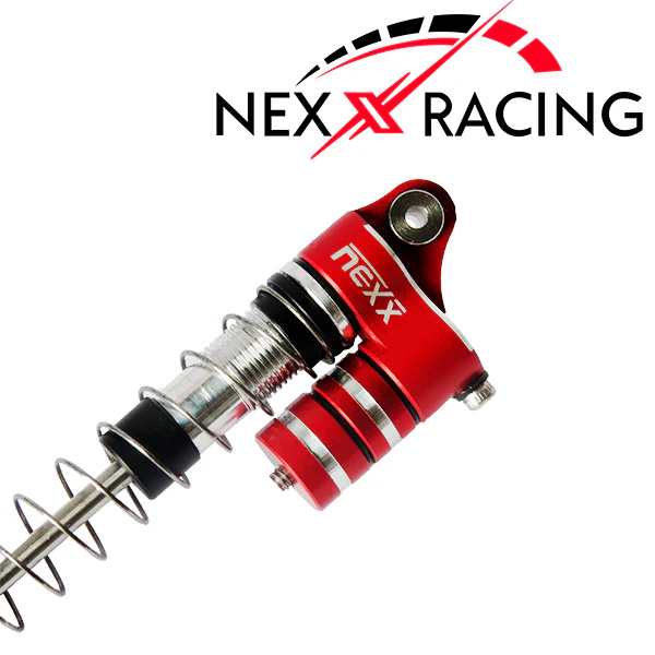 Nexx Racing Reservoir Shock (4 pcs) for 1/24 AX24 - RED - Image 3