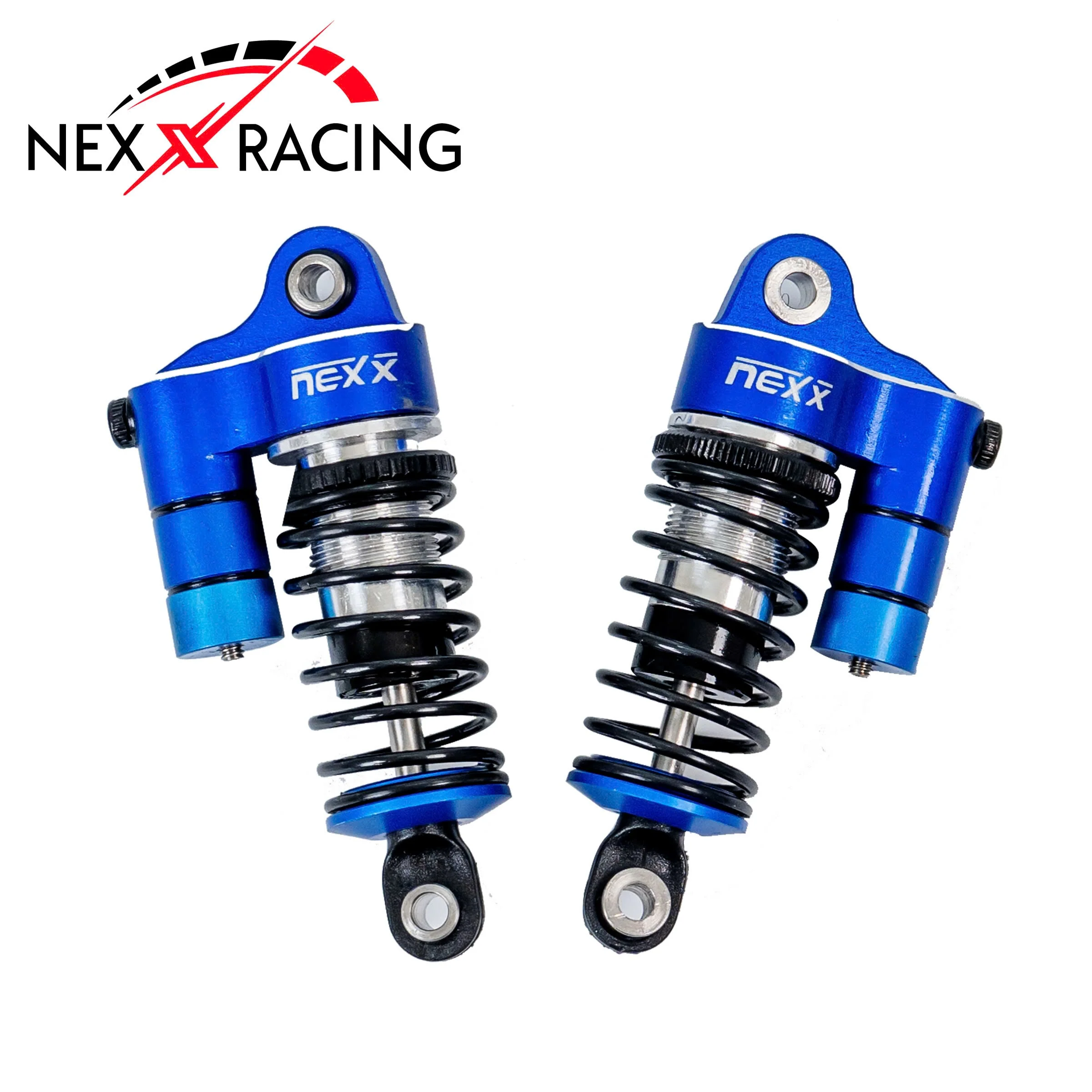Nexx Racing Reservoir Shocks (4pcs) for Losi 1/12 Nascar - Bue - Image 2