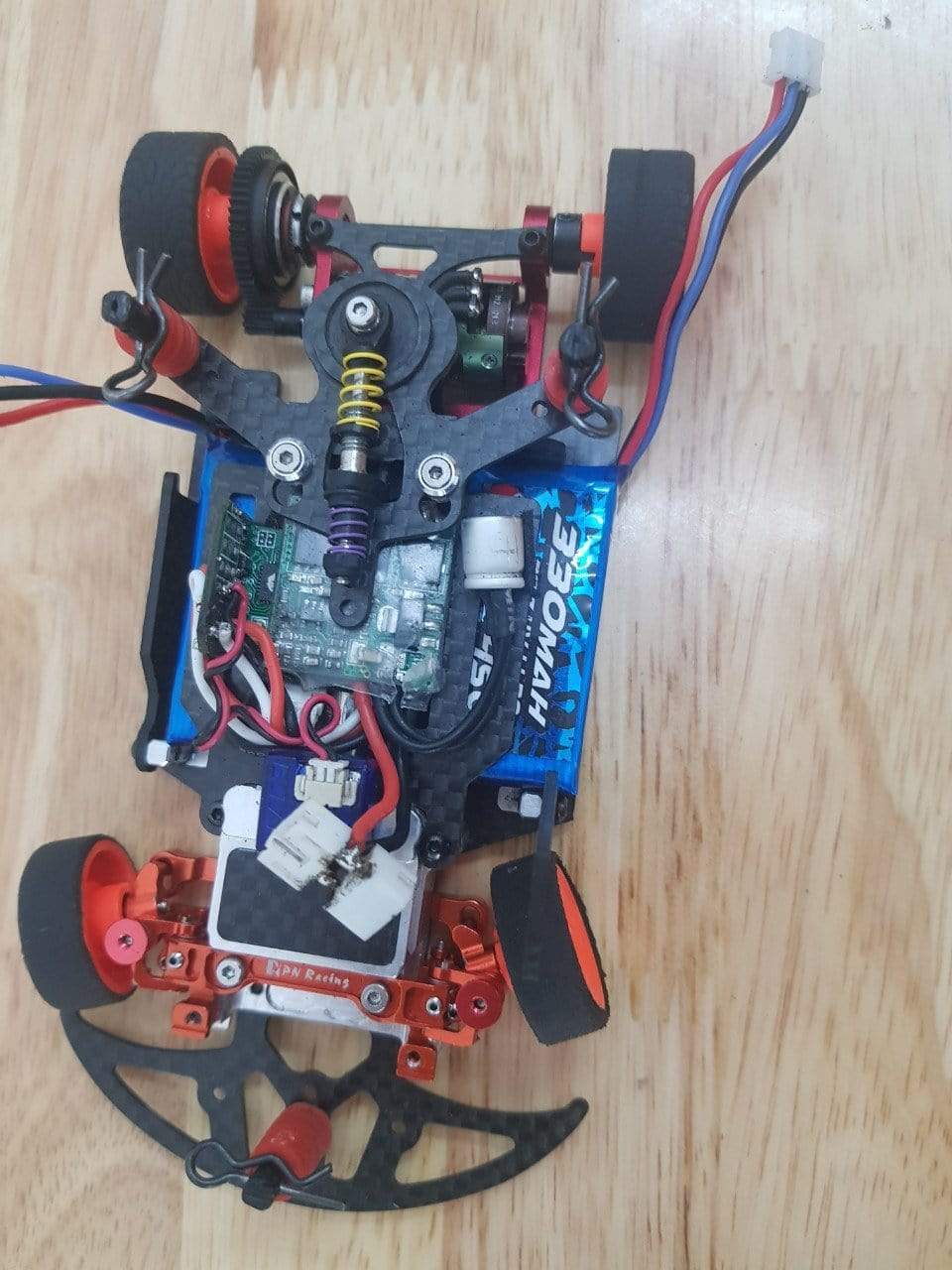Nexx Racing SKYLINE Dual Lipo Carbon Chassis Conversion Kit For MR03 (SILVER) - Image 3