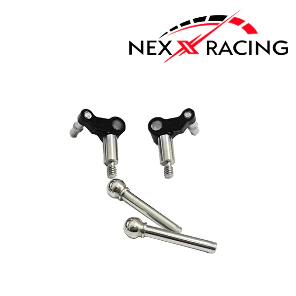Nexx Racing Steering Knuckle Set For MR04-EVO2 - BLACK - Image 3