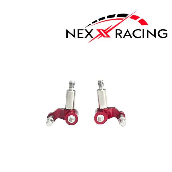 Nexx Racing Steering Knuckle Set For MR04-EVO2 - RED - Image 2