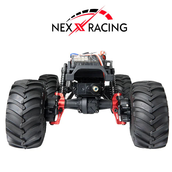 Nexx Racing Alu 7075 C-Hub Carrier For FMS Max Smasher & Power Wagon 1/24 (Red) - Image 4