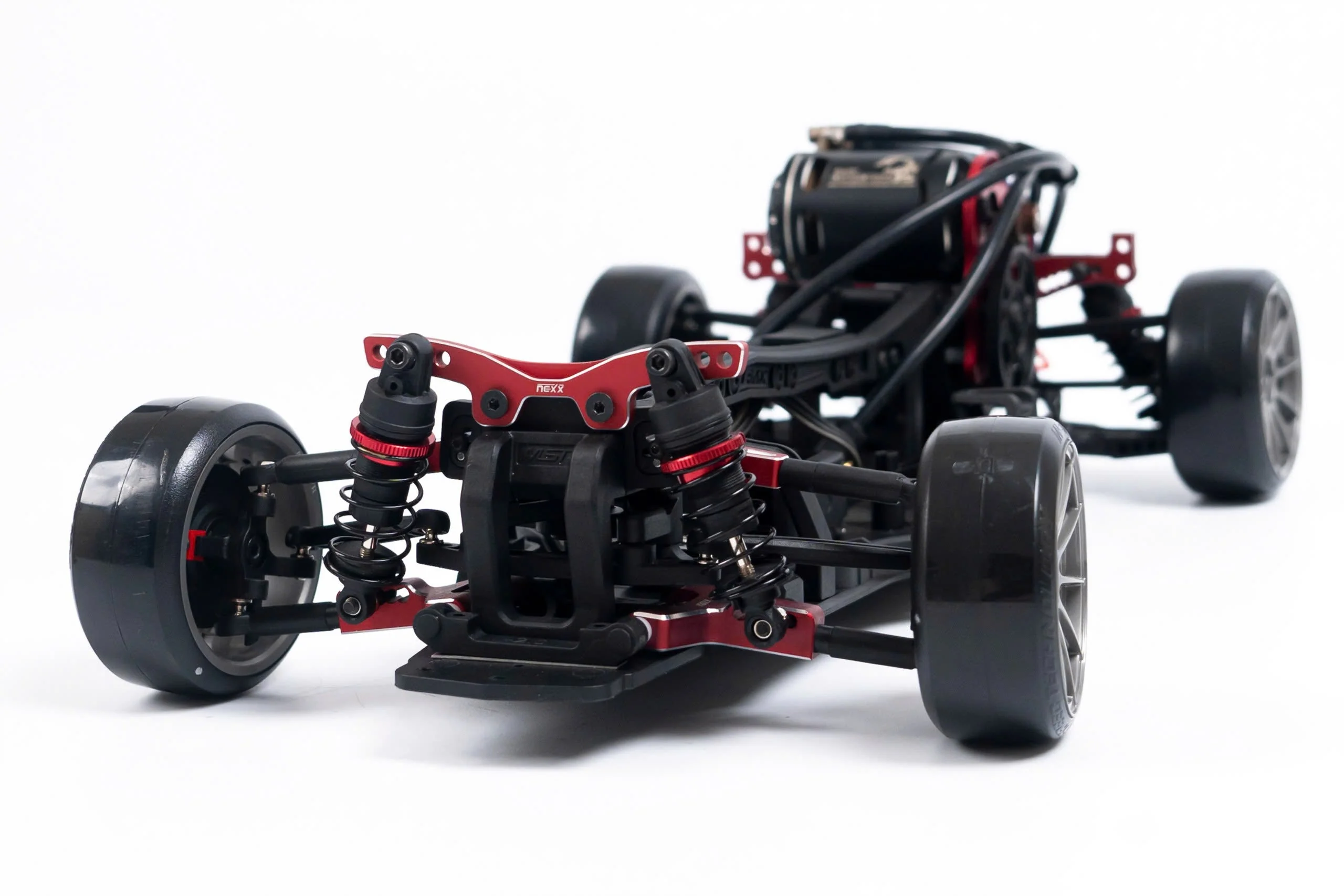 NX-446 Nexx Racing MST RMX 2.5 Aluminum Front Lower Arm Set (2pcs) - BLACK - Image 3