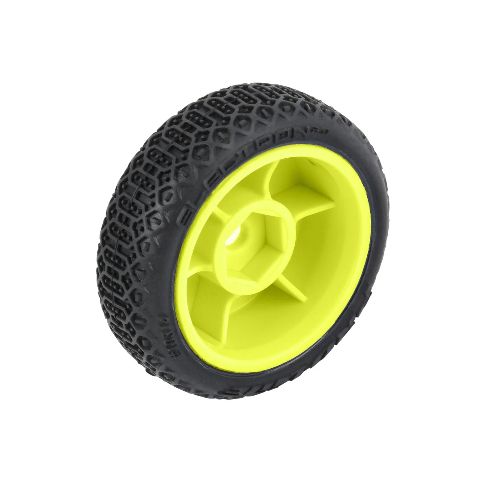 Pro-Line 1/24 Electron 2.0 Buggy F/R Tires Mounted 7mm Yellow (4): Micro-B - Image 3