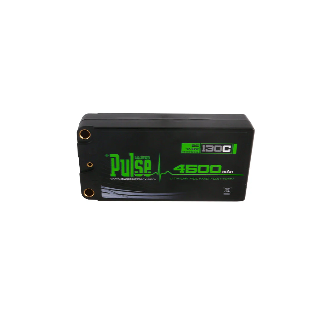 Pulse 4500mAh 130C 2S2P HV Hard Case - 5mm bullet