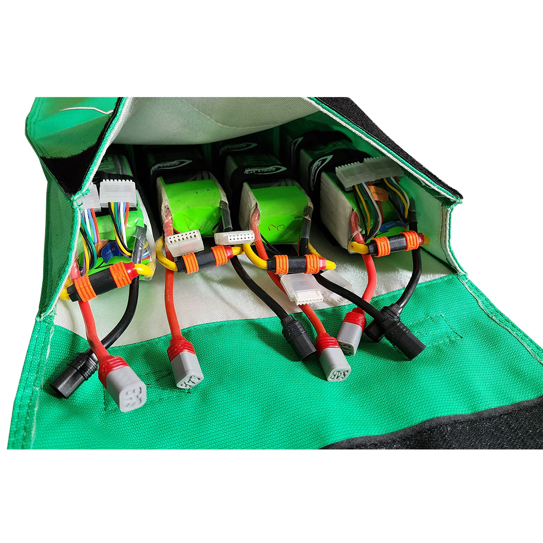 Pulse Green Lipo Safe Bag For 14S Stick Packs - Image 5