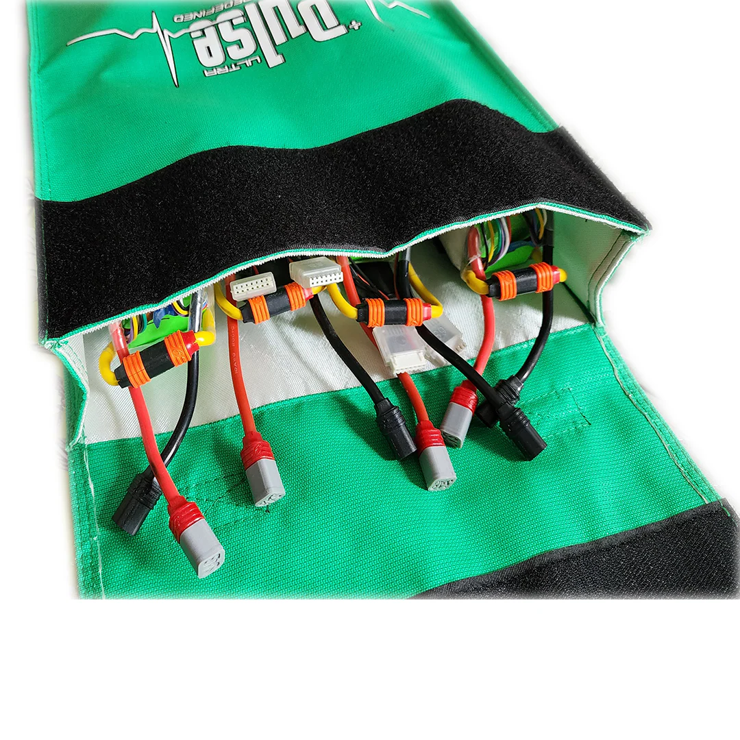Pulse Green Lipo Safe Bag For 14S Stick Packs - Image 6