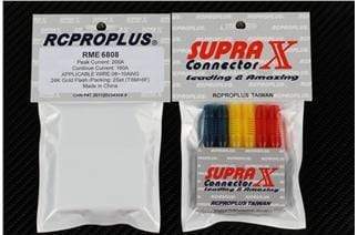 RCPROPLUS Supra X Brushless Motor Connector - 2 Sets (8-10AWG) - Image 2