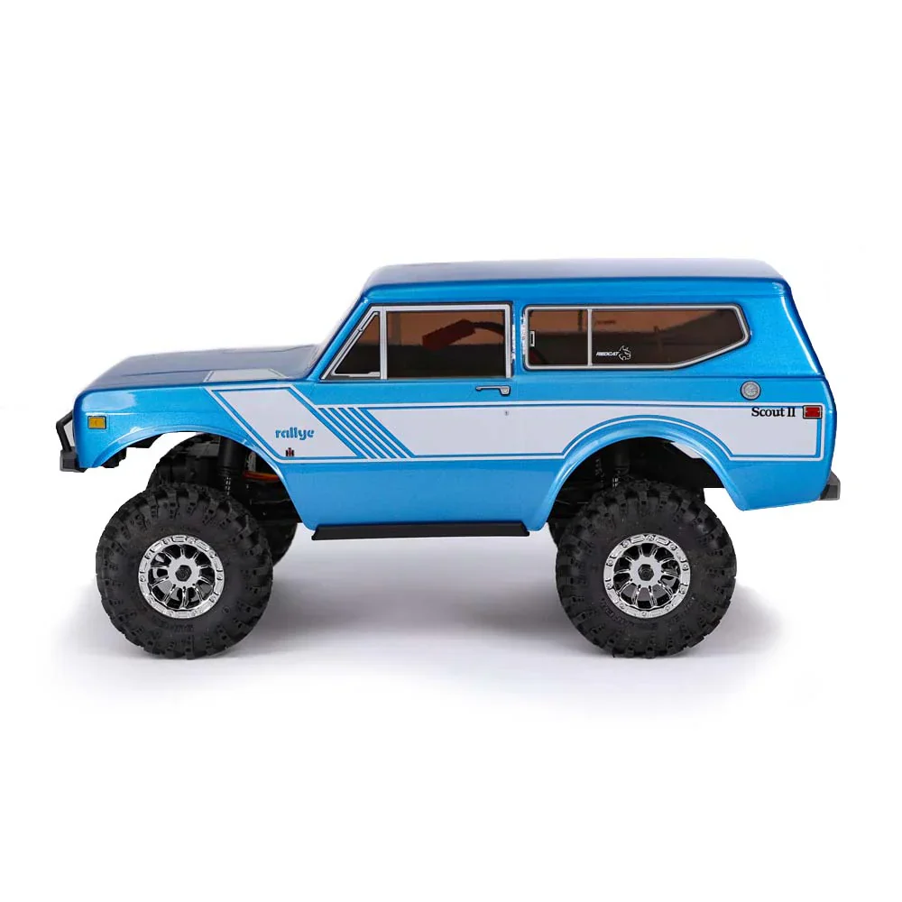 Redcat Ascent-18 International Scout II - 1/18 Scale Brushed Electric Rock Crawler - Blue - Image 4