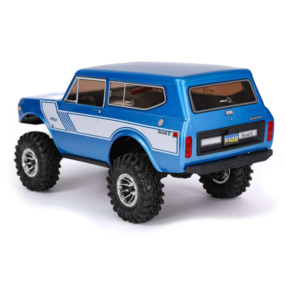 Redcat Ascent-18 International Scout II - 1/18 Scale Brushed Electric Rock Crawler - Blue - Image 5