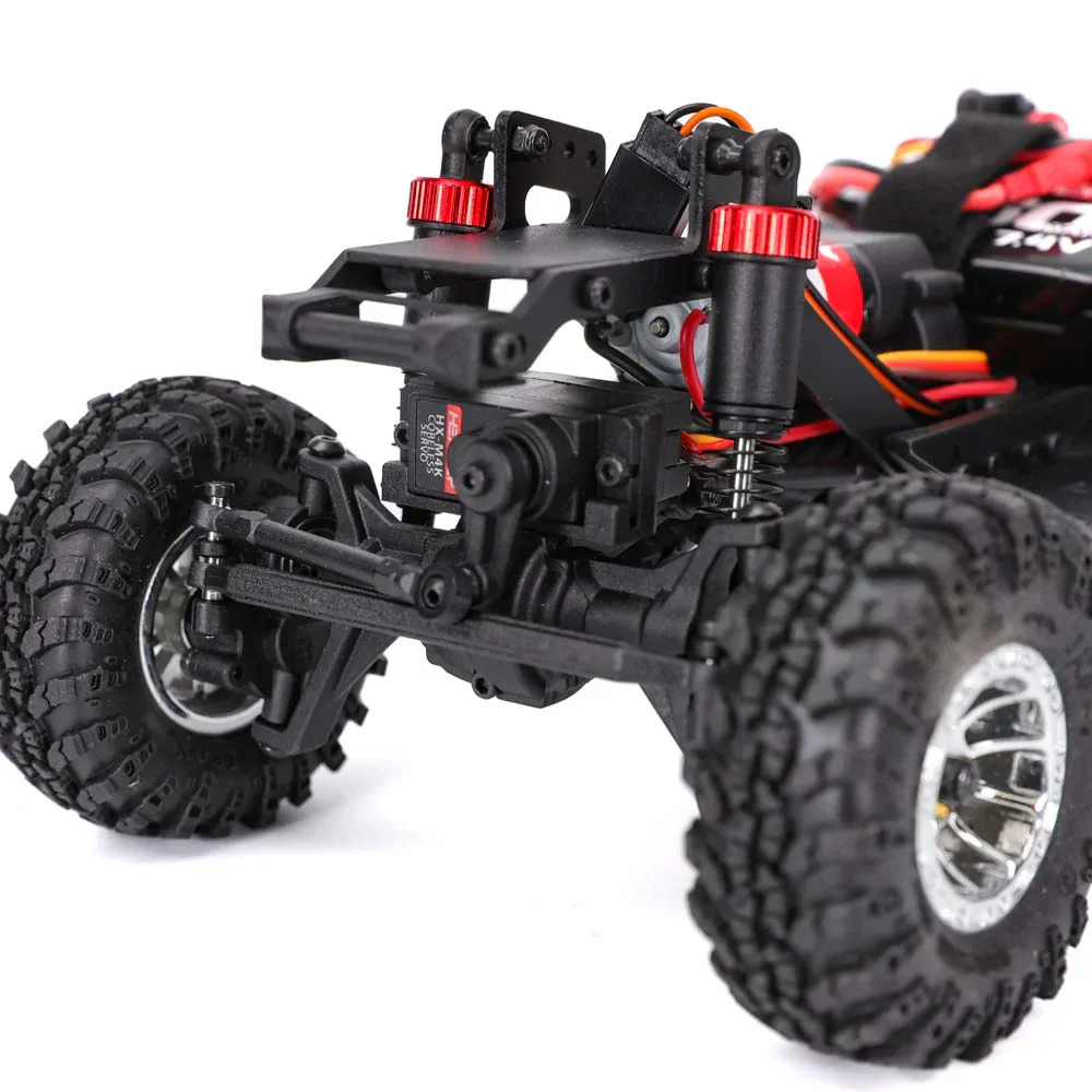 Redcat Ascent-18 International Scout II - 1/18 Scale Brushed Electric Rock Crawler - Green - Image 16