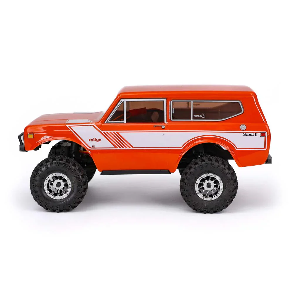 Redcat Ascent-18 International Scout II - 1/18 Scale Brushed Electric Rock Crawler - Orange - Image 4
