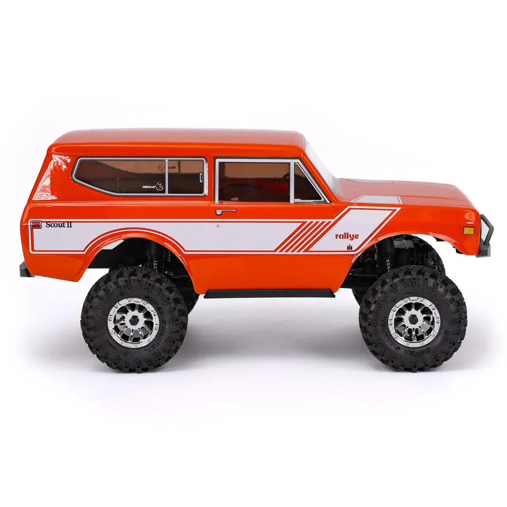 Redcat Ascent-18 International Scout II - 1/18 Scale Brushed Electric Rock Crawler - Orange - Image 7