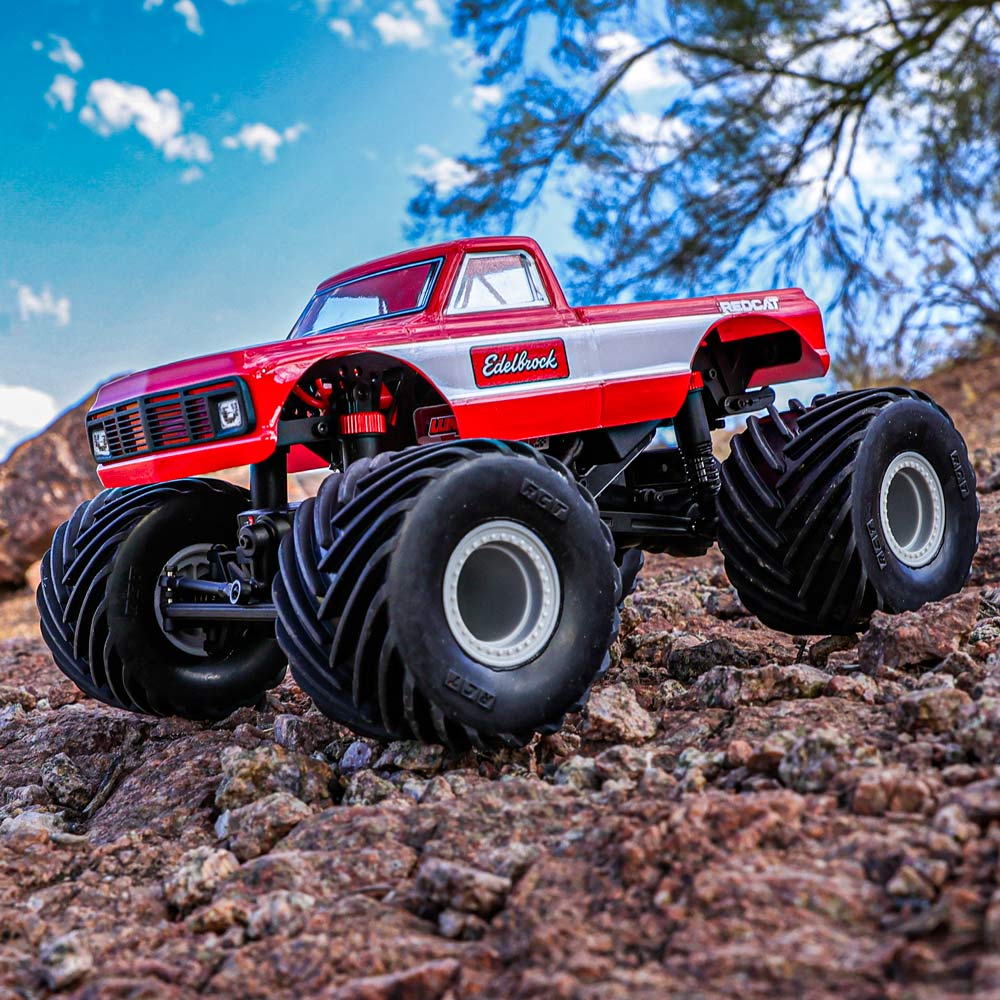 Redcat MT-18 - 1/18 Scale Brushed Monster Truck - RED - Image 10