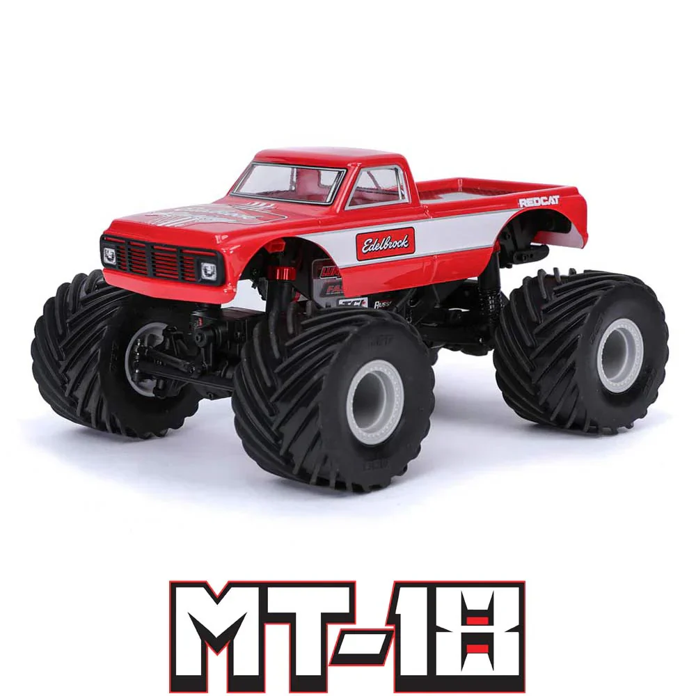 Redcat MT-18 - 1/18 Scale Brushed Monster Truck - RED - Image 17