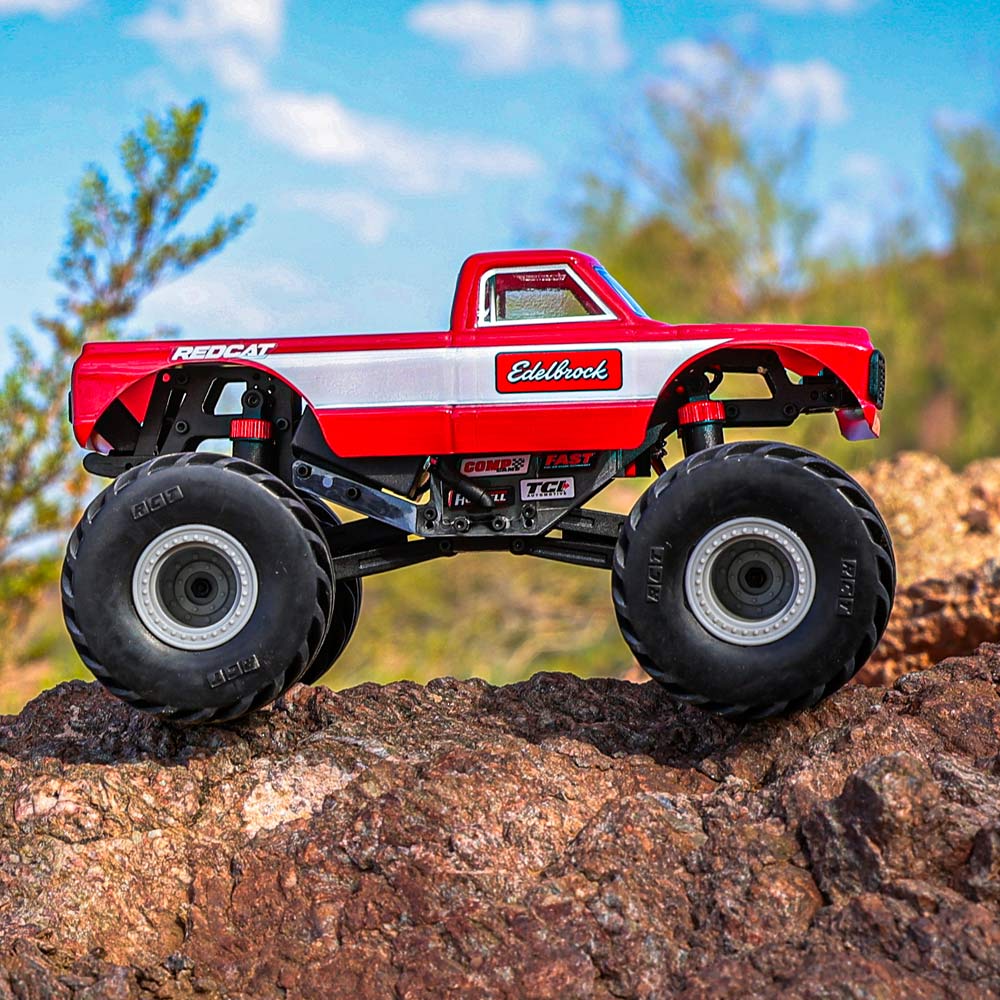 Redcat MT-18 - 1/18 Scale Brushed Monster Truck - RED - Image 9