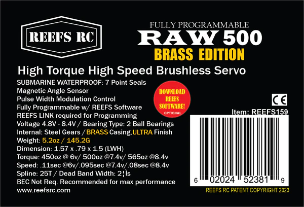 REEFS RC RAW 500 Brass Edition - Image 5