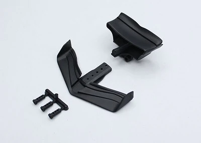 Reflex Racing FX28 Wing and Post Set - Black