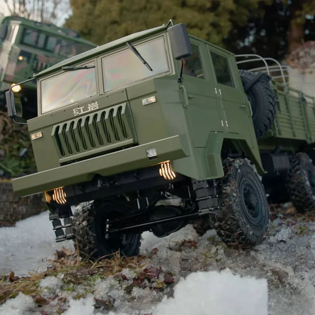 Rlaarlo 1/10 Scale RTR 6X6 Brushed RC Military Trucks HongYan HY6 - Image 16