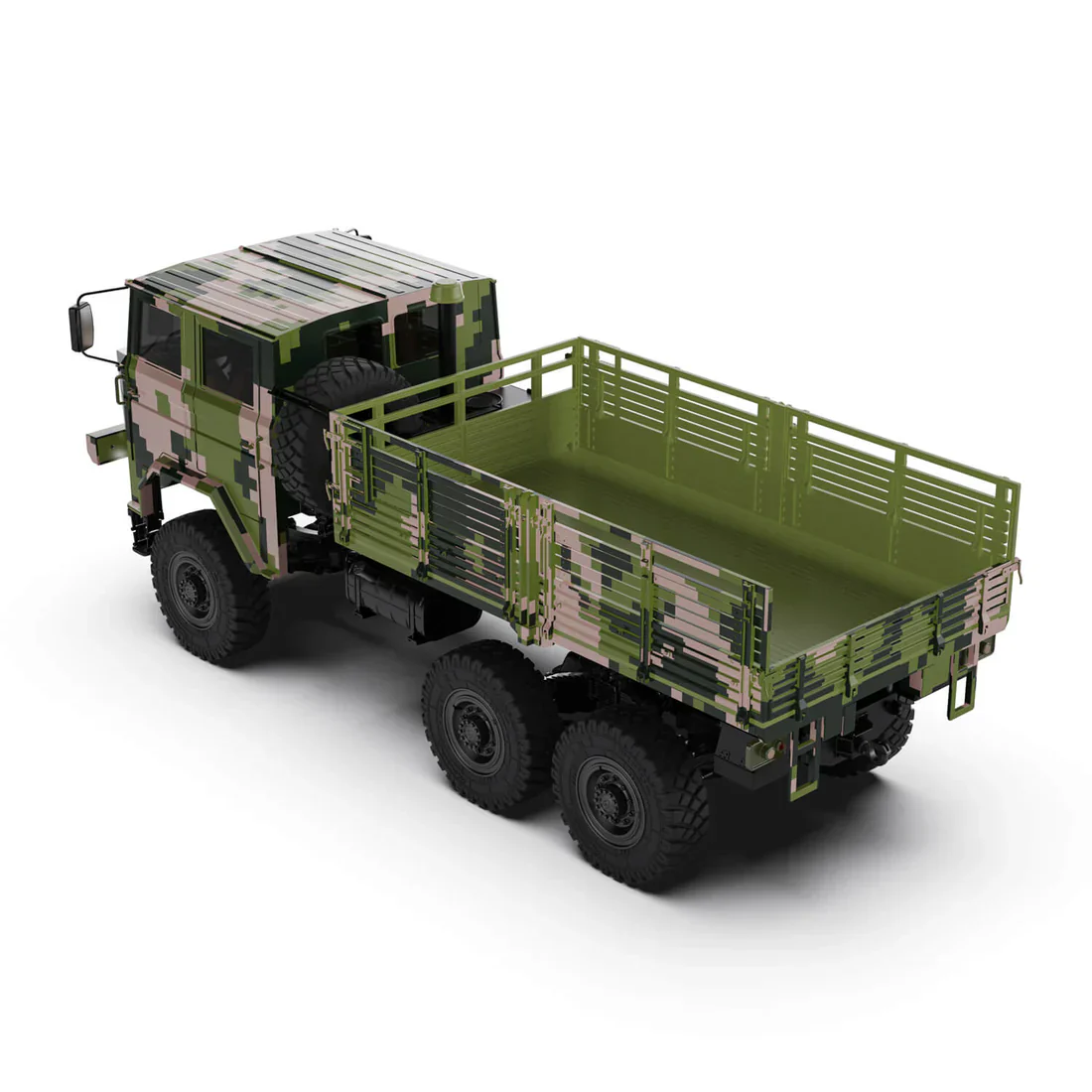 Rlaarlo 1/10 Scale RTR 6X6 Brushed RC Military Trucks HongYan HY6 - Image 7