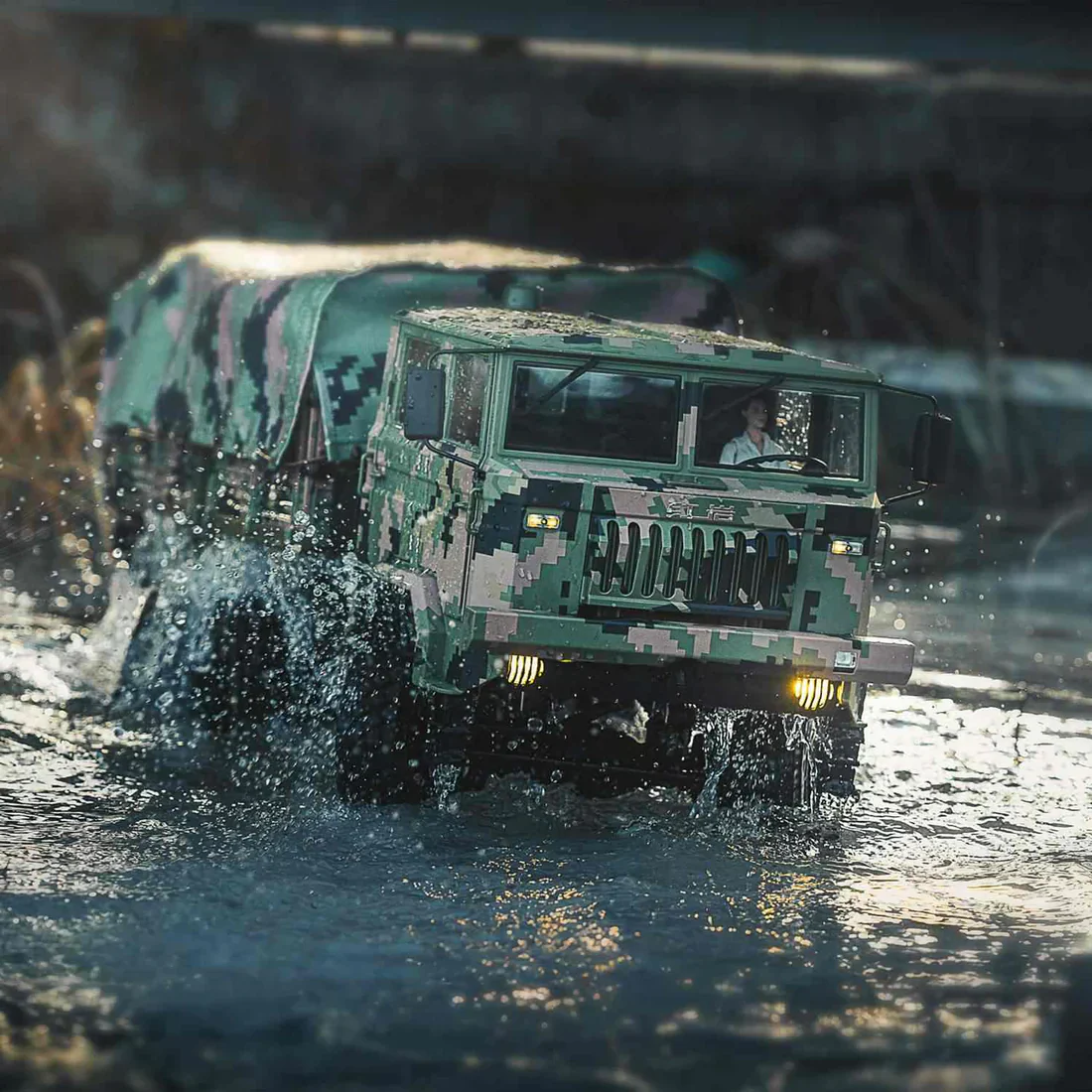 Rlaarlo 1/10 Scale RTR 6X6 Brushless RC Military Trucks HongYan HY6 - Image 17