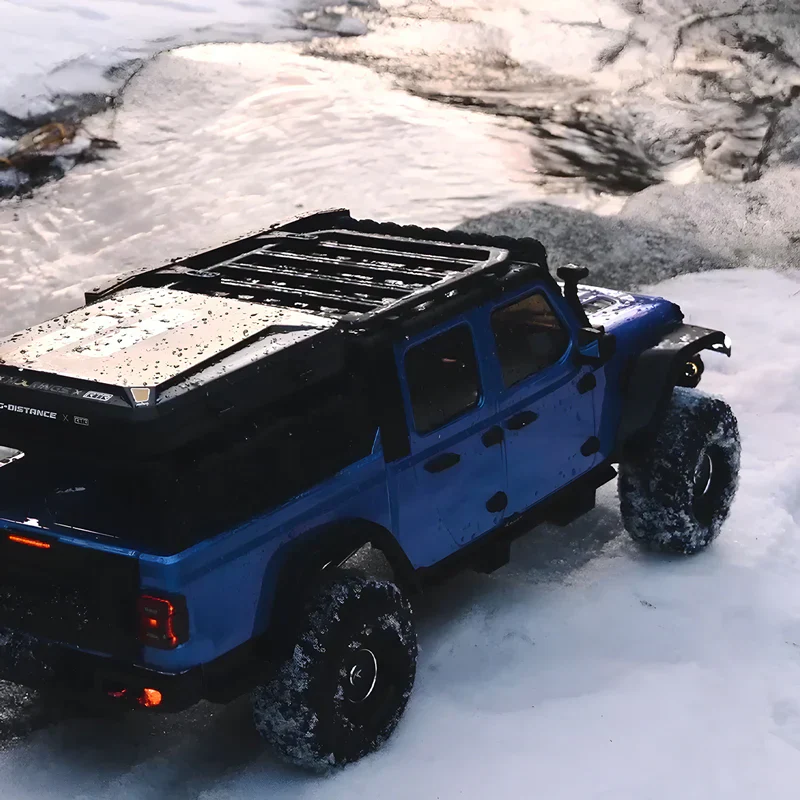 Rlaarlo 1/7 Scale 4WD Brushed RC Crawler JK07Pro - Blue - Image 7