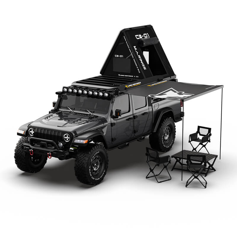 Rlaarlo 1/7 Scale 4WD Brushed RC Crawler JK07Pro - Gray - Image 5
