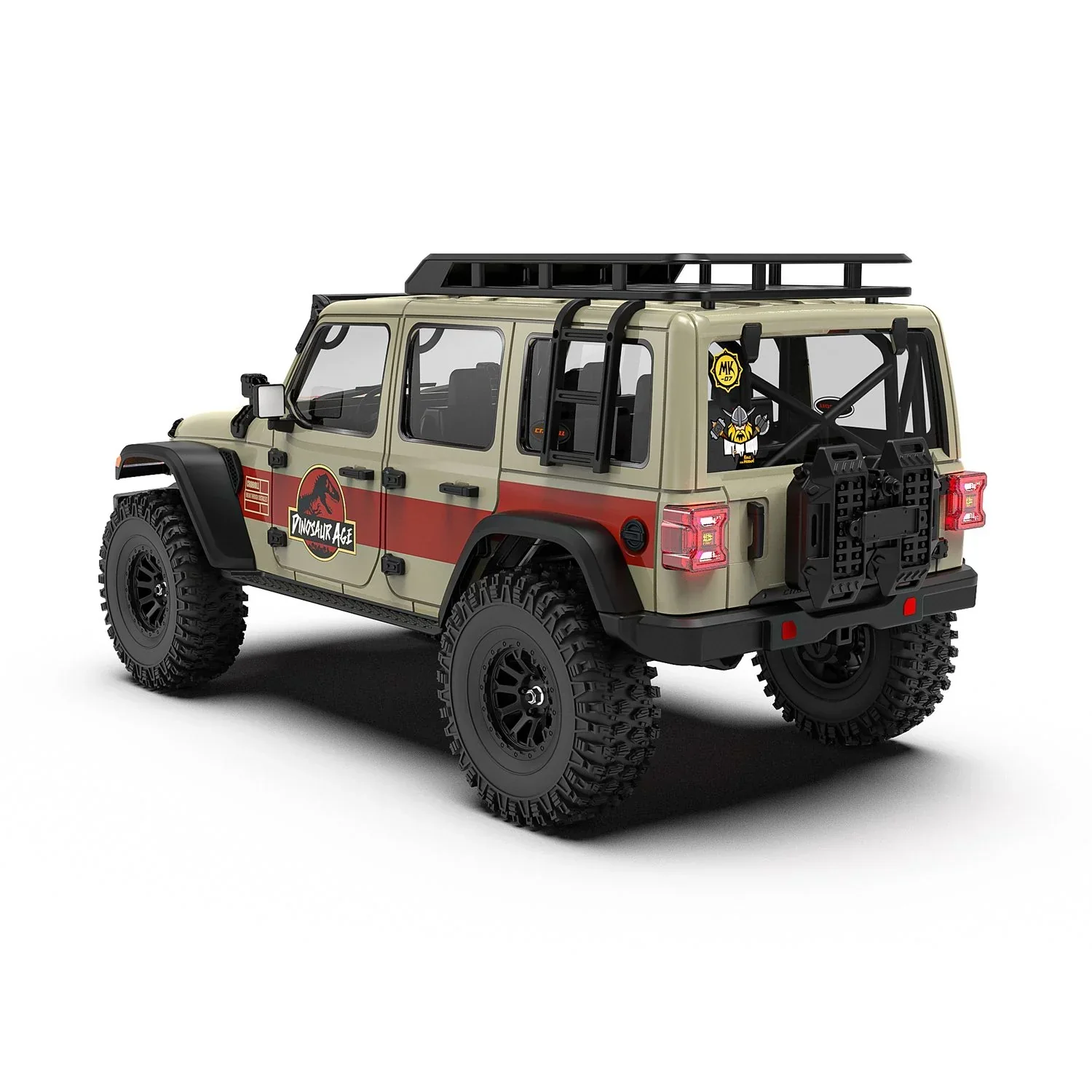 Rlaarlo 1/7 Scale 4WD Brushed RTR RC Crawler MK-07 V2 Hand-Painted - Image 2