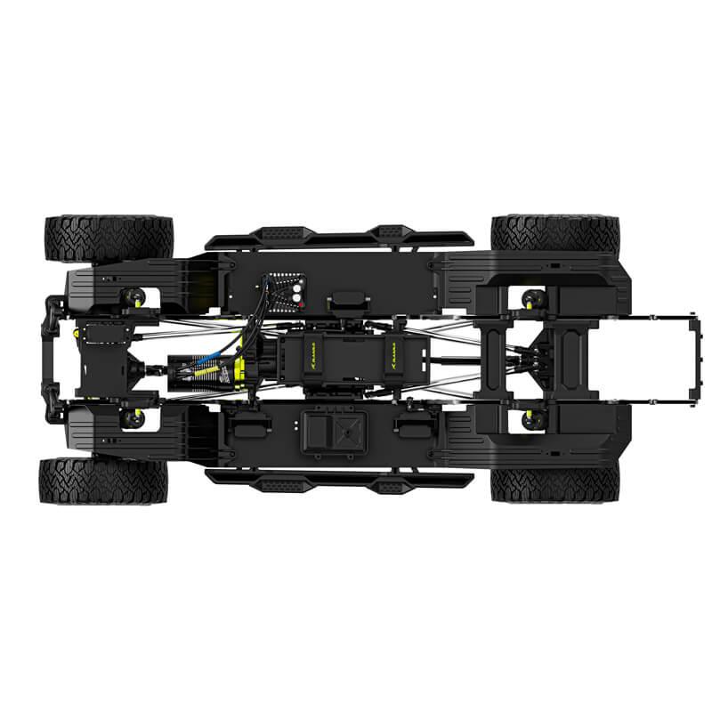Rlaarlo 1/7 Scale 4WD Brushless RC Crawler JK07Pro - Gray - Image 6