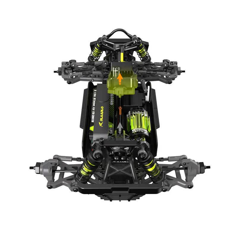 Rlaarlo Metal 1/14 Scale Brushless RTR Monster Truck - Black - Image 5