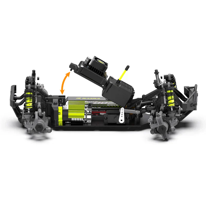 Rlaarlo Metal 1/14 Scale Brushless RTR Monster Truck - Black - Image 6
