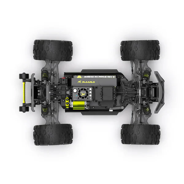 Rlaarlo Metal 1/14 Scale Brushless RTR Monster Truck - Black - Image 7