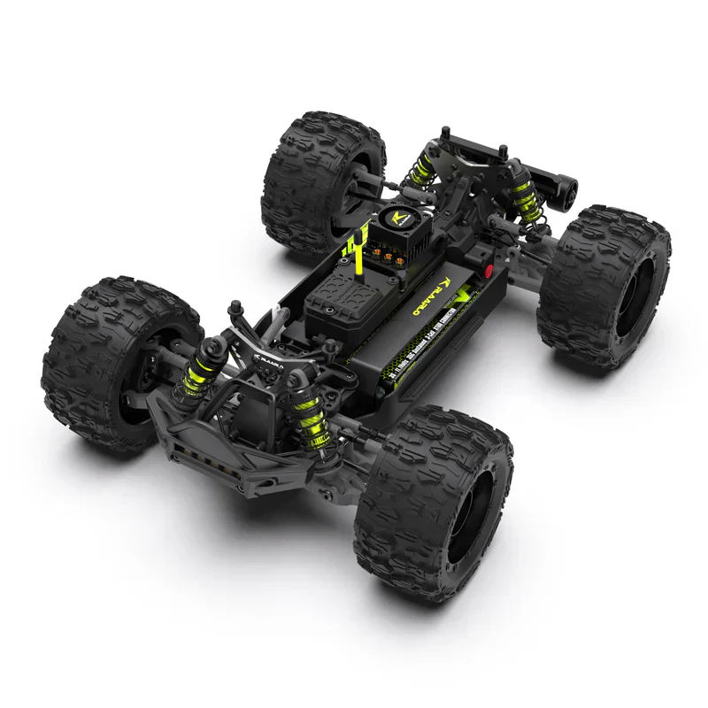 Rlaarlo Metal 1/14 Scale Brushless RTR Monster Truck - Black - Image 8