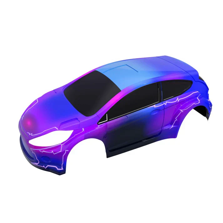 Rlaarlo Purple XTS Rally 1.2mm PC Car Body For XTS-F10 RC Rally Car - Image 3
