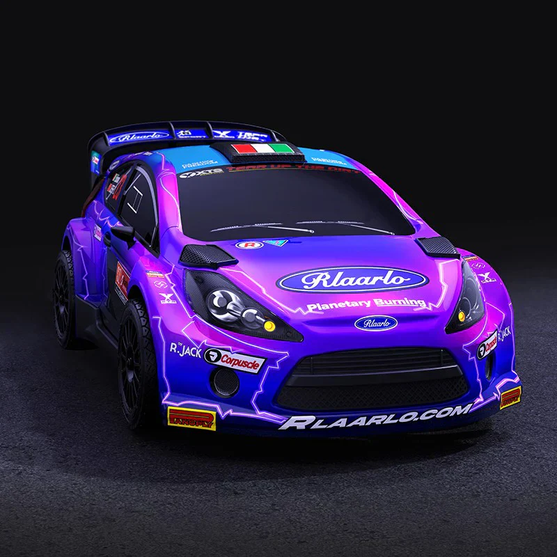 Rlaarlo Purple XTS Rally 1.2mm PC Car Body For XTS-F10 RC Rally Car - Image 5