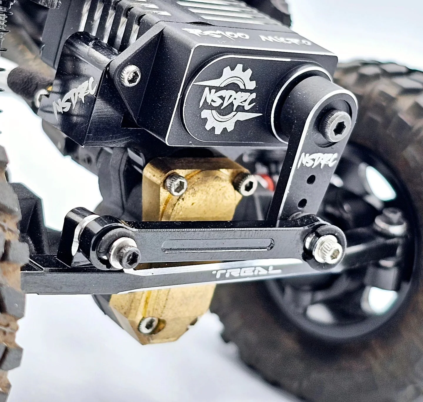 NSDRC RS100 HIGH TORQUE MICRO SERVO (Normal Side Wire Exit) - BLACK - Image 6
